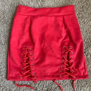 Red skirt💕
